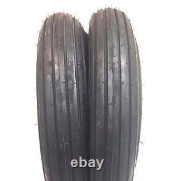 TWO 5.90x15,5.90-15 Rib Implement Farm Tractor Tires DISC, Do-All 590-15