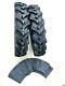 TWO 6.50-16, 6.50x16 R1 Farm Tractor Tires WithTubes Lug 650-16 Front