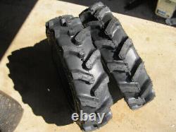 TWO 7-14 Lug Tires -Garden Tractor Tires LRC (6 PR) Carlisle r1 Farm Specialist