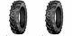TWO 7-16 7x16 Backhoe Compact Tractor Farm Tires AG R-1 Lug 6 PLY Tubeless Tires