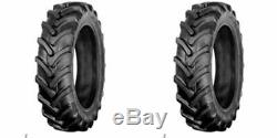 TWO 7-16 7x16 Backhoe Compact Tractor Farm Tires AG R-1 Lug 6 PLY Tubeless Tires