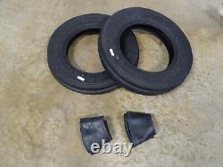 TWO New 5.00-15 Carlisle Tri-Rib 3 Rib Front Tractor Tires WITH tubes