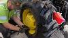 Tractor Tire Field Repair And Adding Liquid Ballast