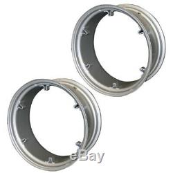 Two 12x28 12-28 6 Loop Rims For Ford Deere Farm Tractor