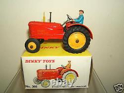 VINTAGE DINKY TOYS MODEL No. 300 MASSEY FERGUSON (RUBBER TYRES) MIB