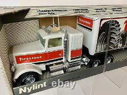 Vintage Nylint USA Firestone COMMERCIAL TIRES Semi Truck NIB Farm Tractor NICE