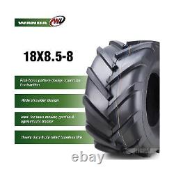 WANDA 18x8.5-8 Lawn Mower Agriculture Farm Tractor Tires 4 ply 18x8.5x8 -Set