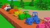 Wooden Elevator And Tractor Jumps Straight To The Paint Tank Colorful Vehicles